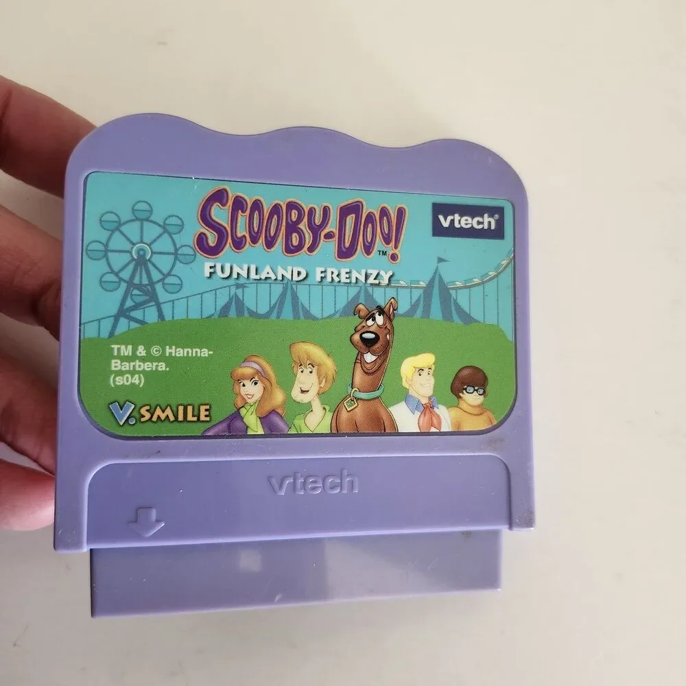 VTech V.Smile Scooby-Doo! Funland Frenzy Learning Game Cartridge Works Great